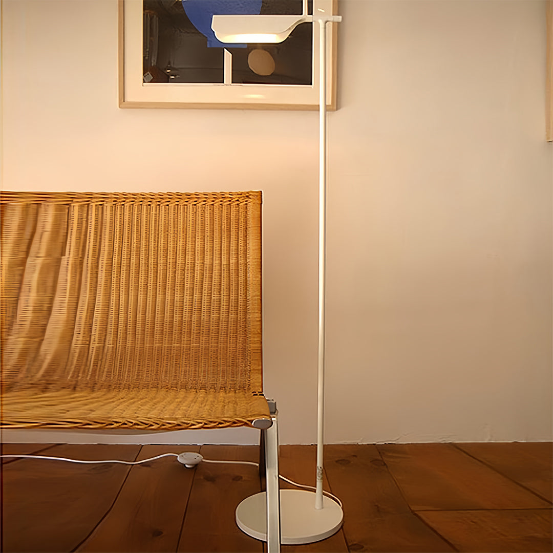 1. **LUMINAIRE VICTORIA ADJUSTABLE READING LAMP** - A sleek, dimmable LED floor lamp featuring a modern design, perfect for creating a cozy reading nook.

2. **PENROSE MODERN ILLUMINATOR** - A stylish dimmable LED floor lamp with a contemporary silhouette