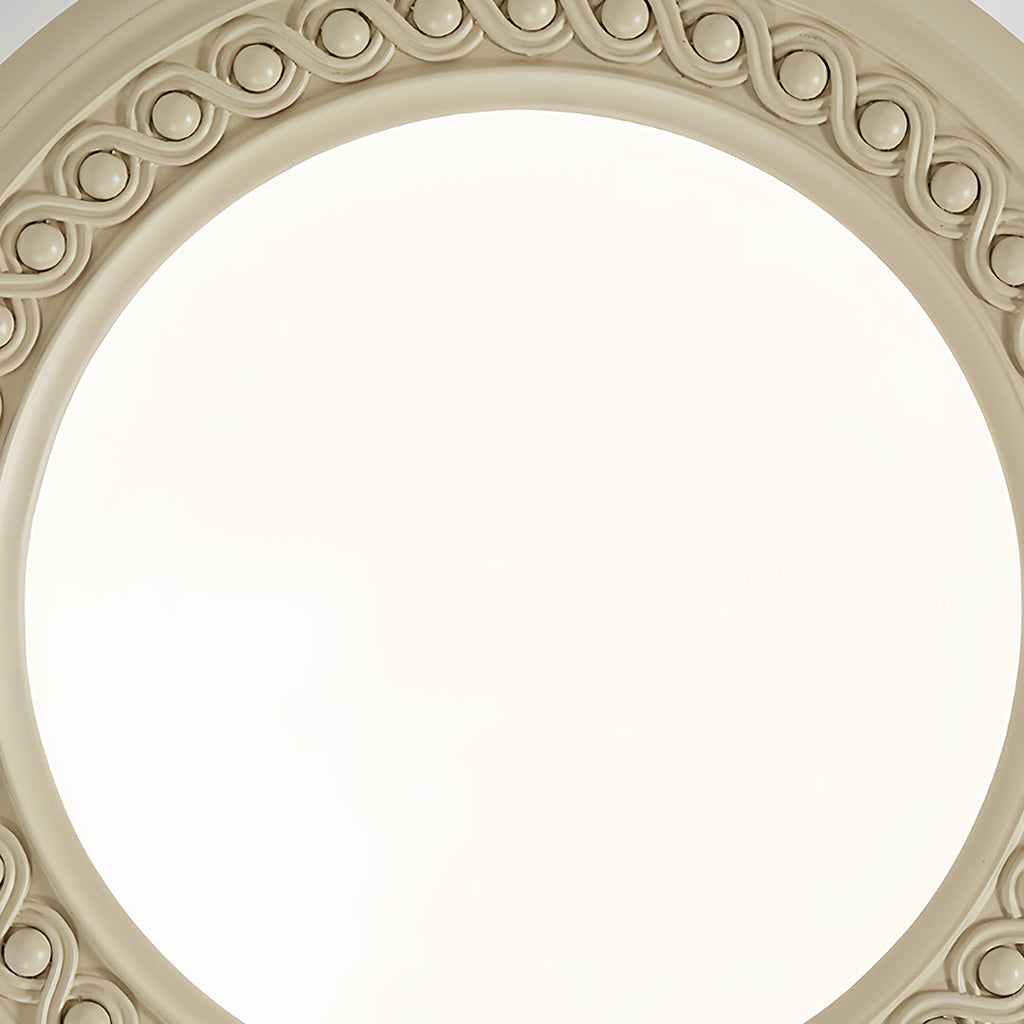 WHITECROFT RESIN EMBOSSED CEILING LANTERN
