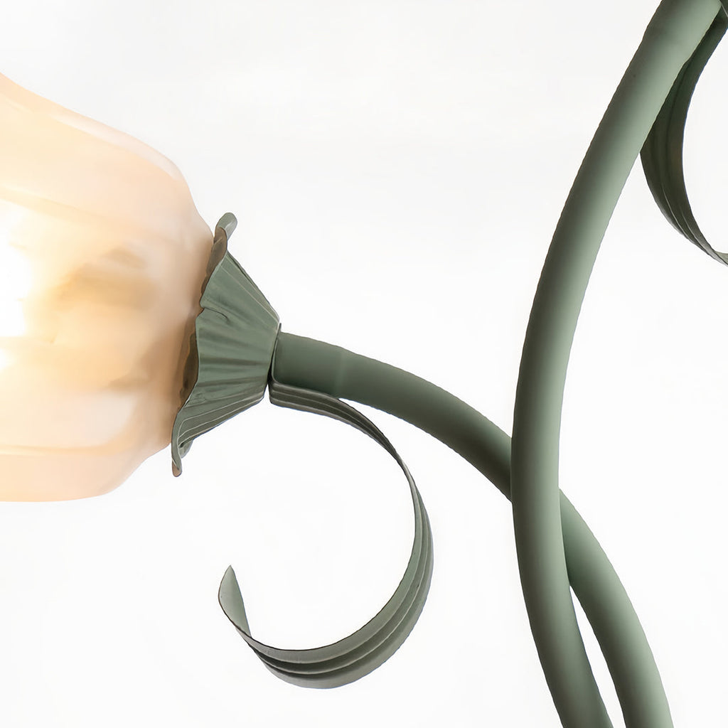 VERDANT VIOLET IRON FLOWER LAMP