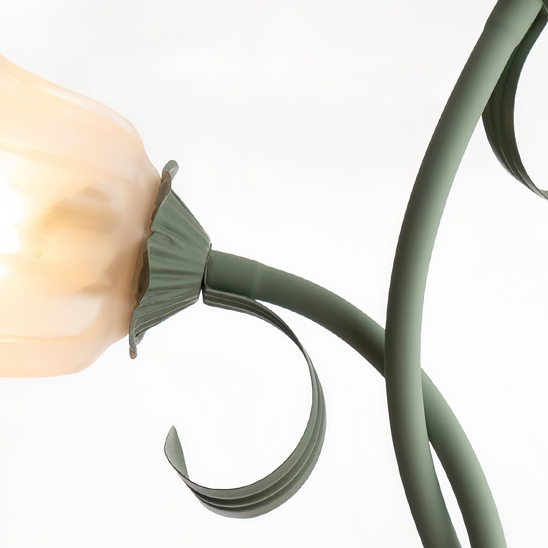 VERDANT VIOLET IRON FLOWER LAMP