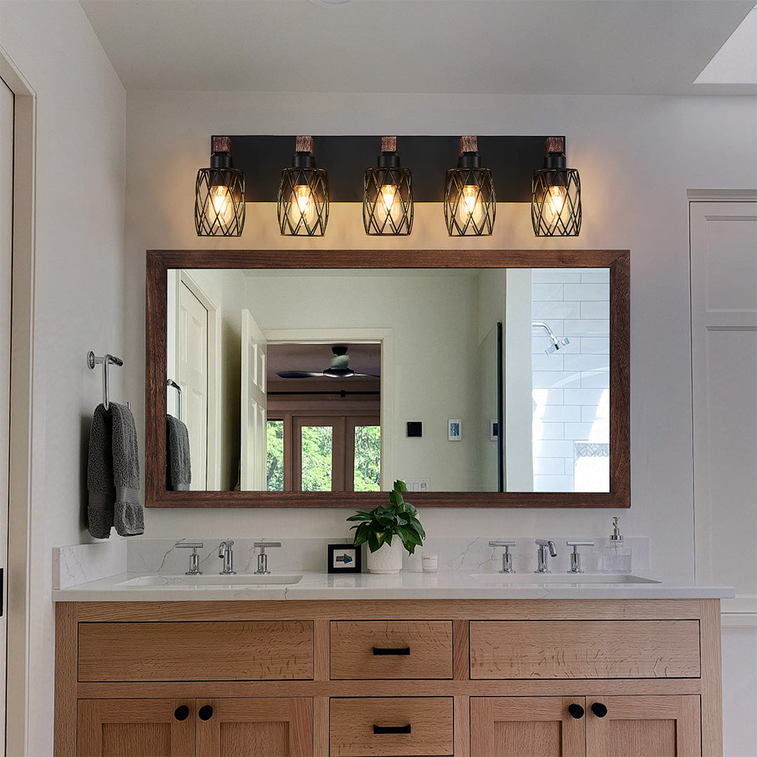 WINCHESTER METAL CAGE BATHROOM LUMINAIRE