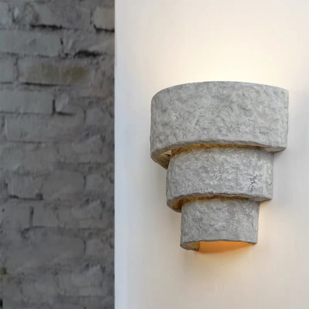 WINTHROP CEMENT WALL SCONCE WITH UPWARD ILLUMINATION