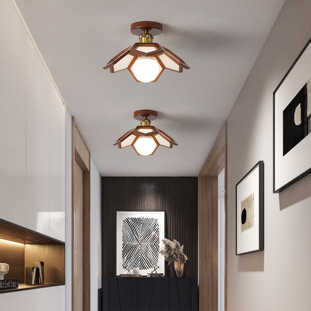 THISTLEWOOD MODERN FLUSH CEILING LANTERN