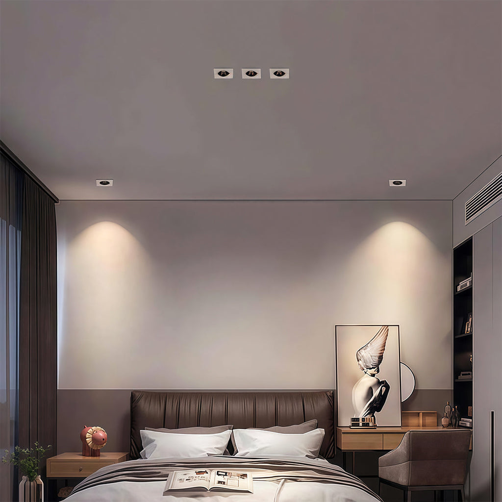 ALDERSON SQUARE LED RECESS LIGHT WITH EYE-SAFE TECHNOLOGY