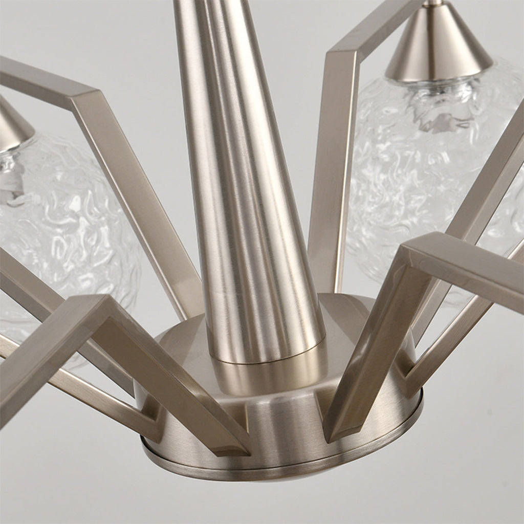 WINTERBOURNE SILVER STARBURST CEILING FIXTURE