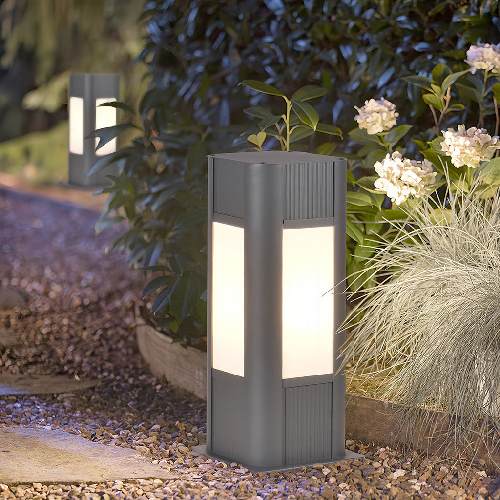 BLACKTHORN SQUARE OUTDOOR ILLUMINATOR WITH WATERPROOF DESIGN
