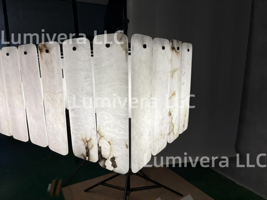 VITTORIA ONYX RECTANGULAR CEILING CHANDELIER