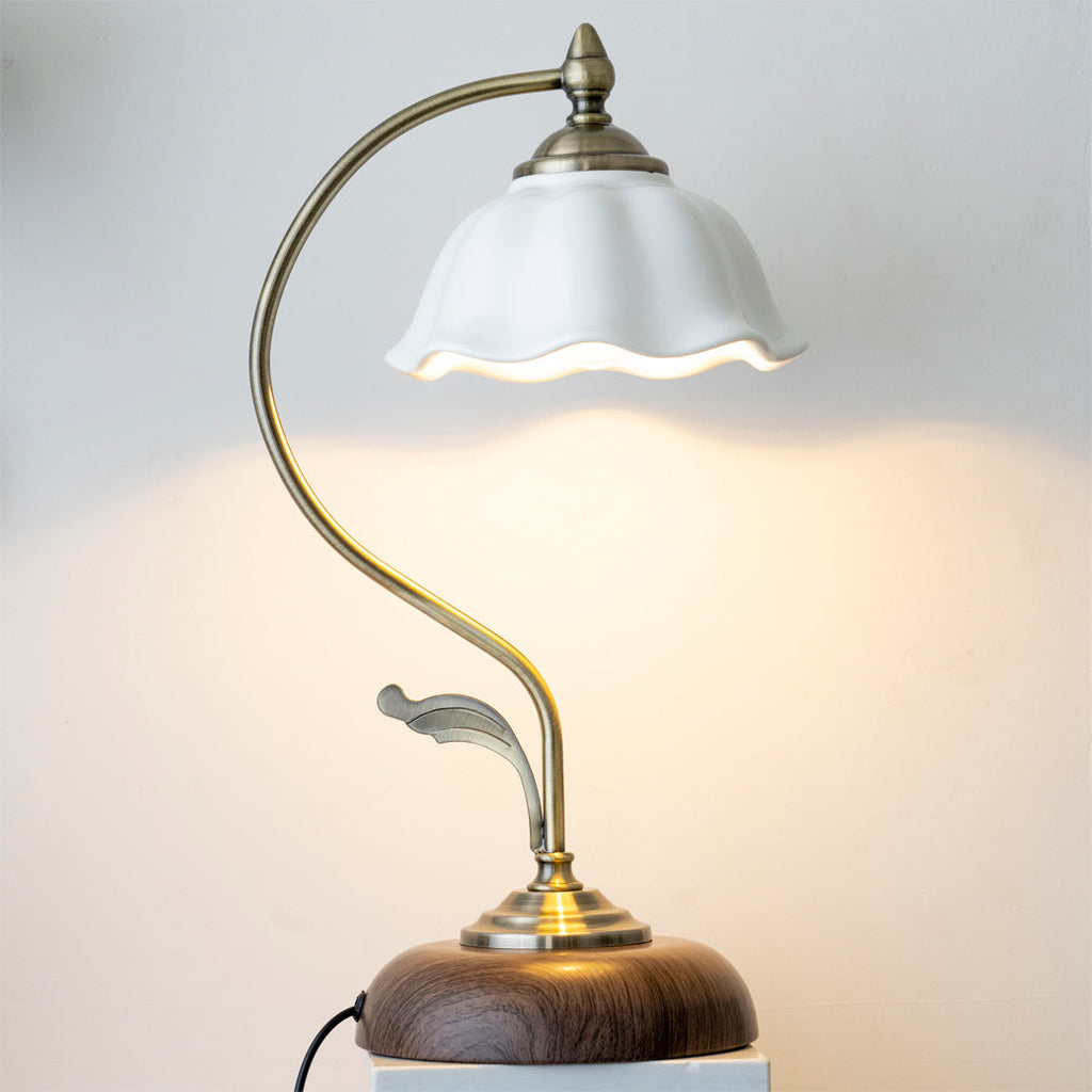 CHARLESTON HARBOR RUSTIC WOODEN TABLE LIGHT