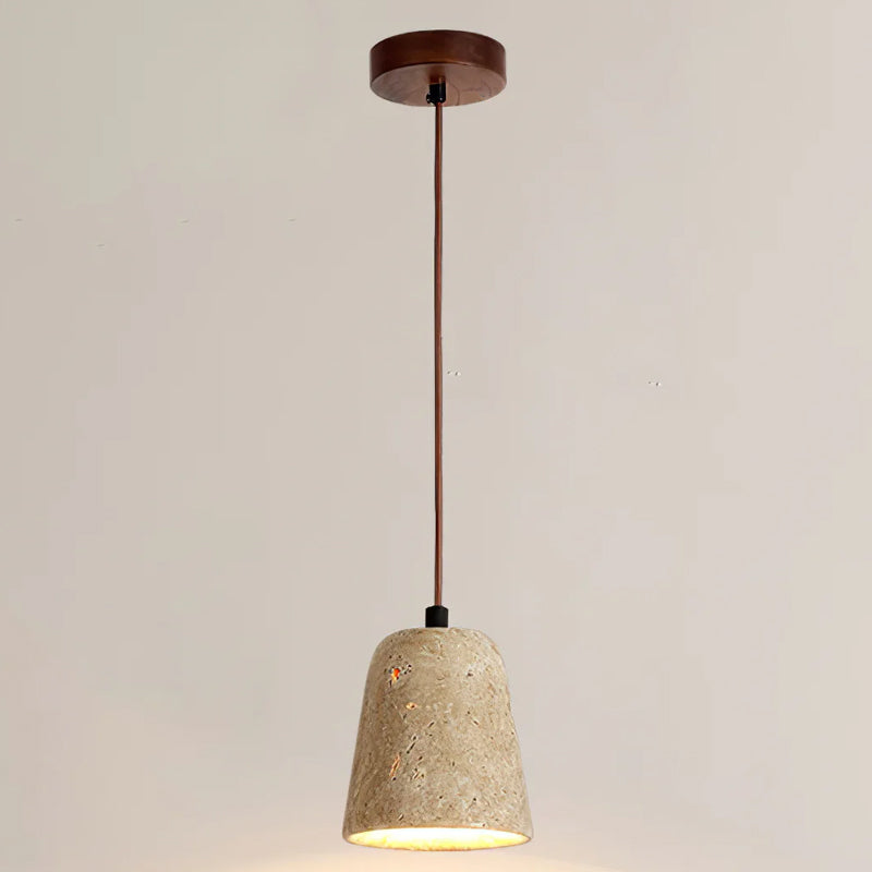 CARLETON TRAVERTINE HANGING ILLUMINATOR