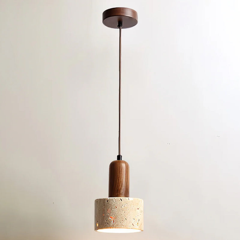 CARLETON TRAVERTINE HANGING ILLUMINATOR