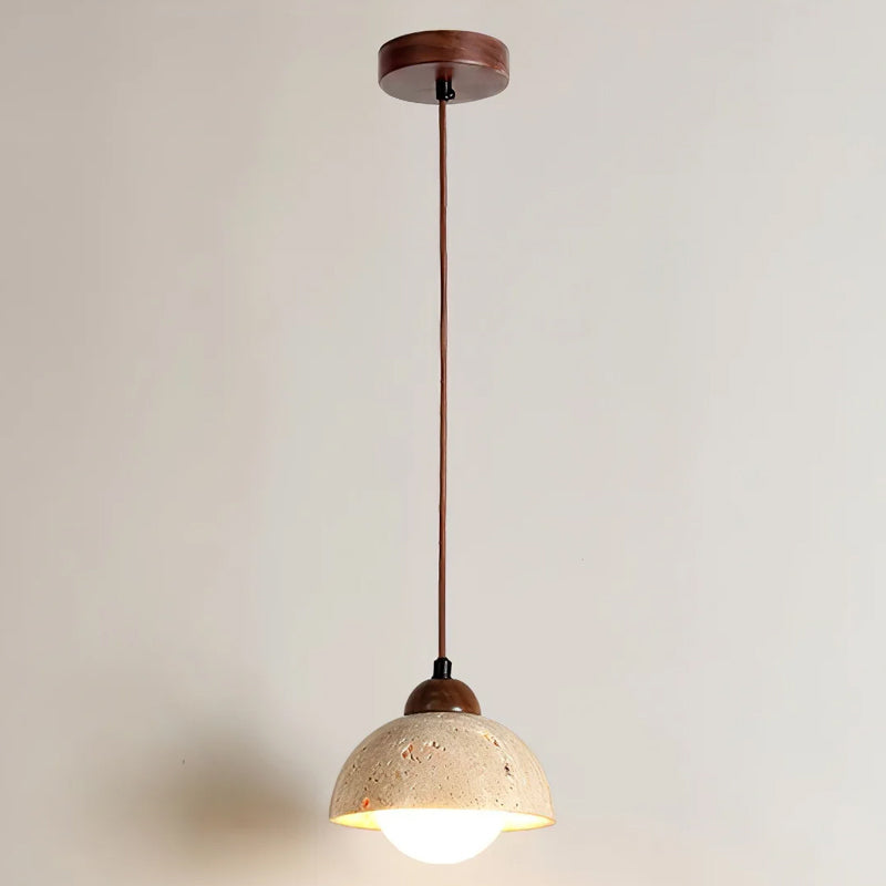 CARLETON TRAVERTINE HANGING ILLUMINATOR
