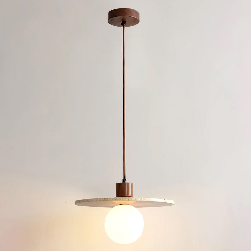 CARLETON TRAVERTINE HANGING ILLUMINATOR
