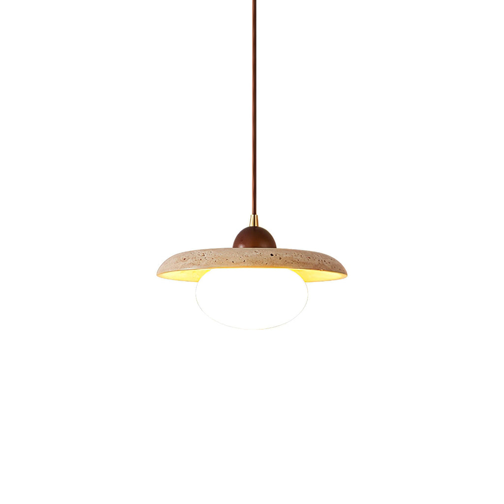 CARLETON TRAVERTINE HANGING ILLUMINATOR