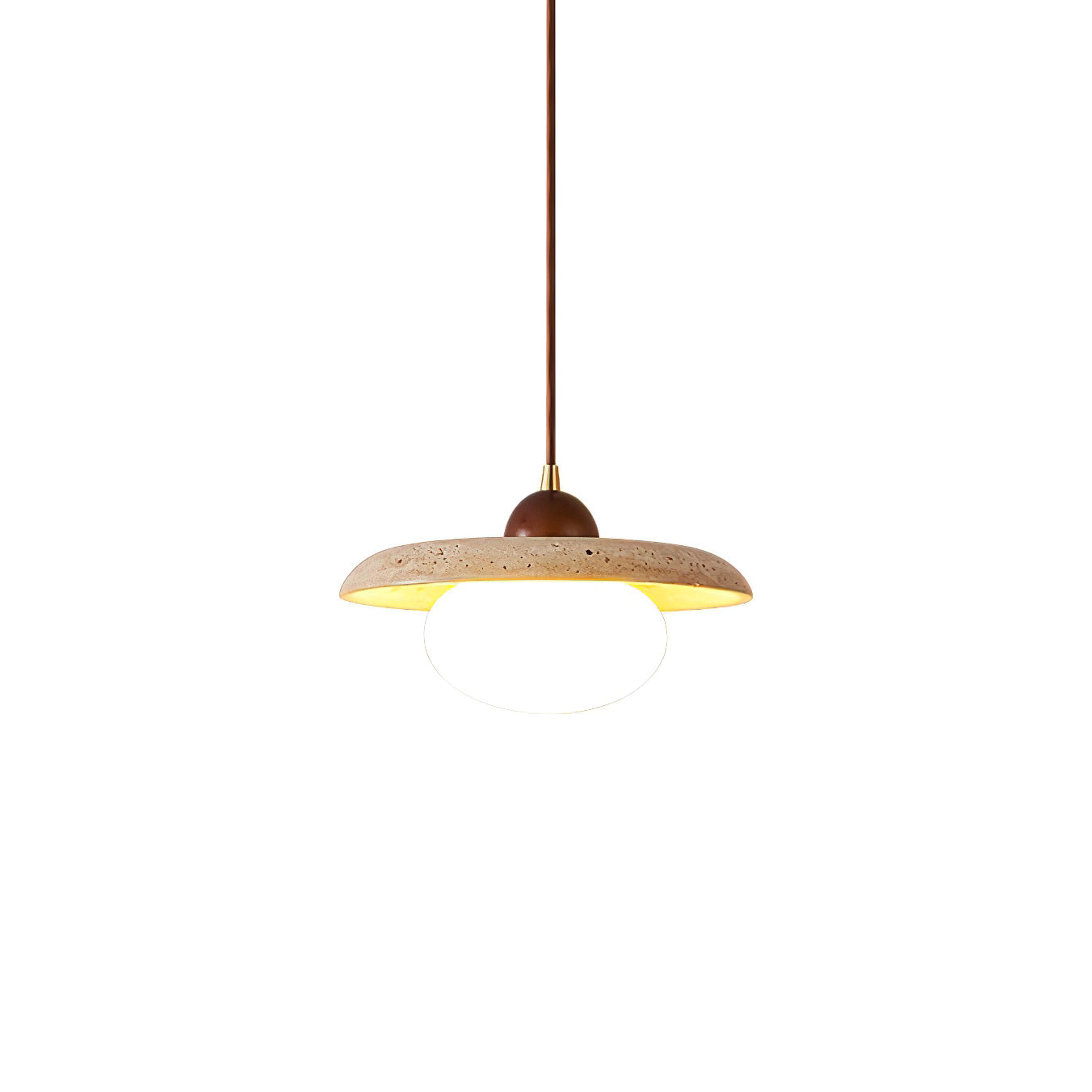 CARLETON TRAVERTINE HANGING ILLUMINATOR