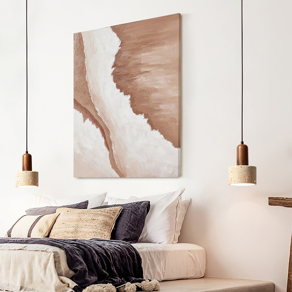 CARLETON TRAVERTINE HANGING ILLUMINATOR