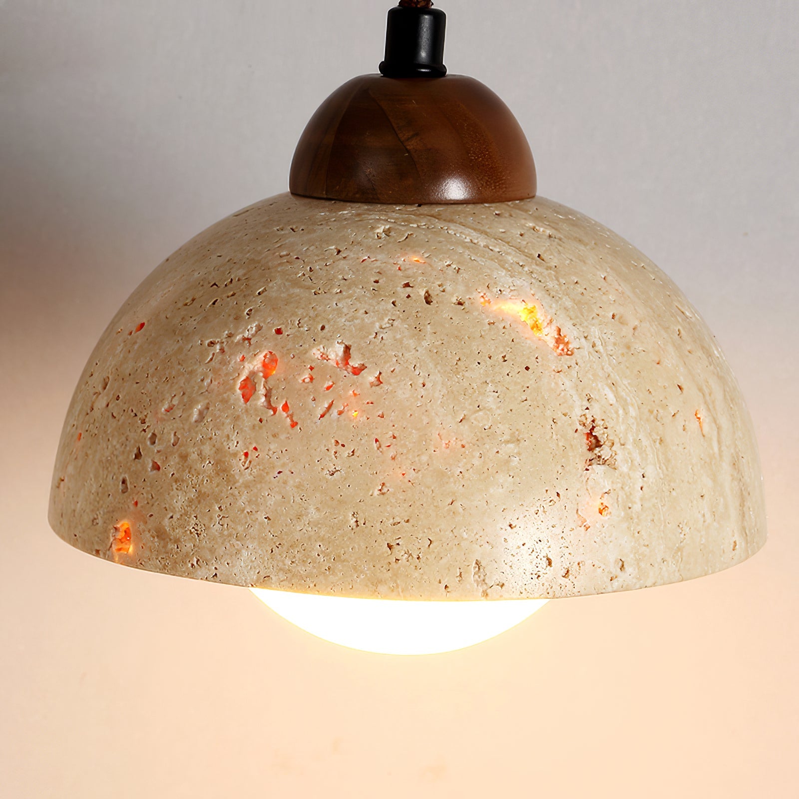 CARLETON TRAVERTINE HANGING ILLUMINATOR