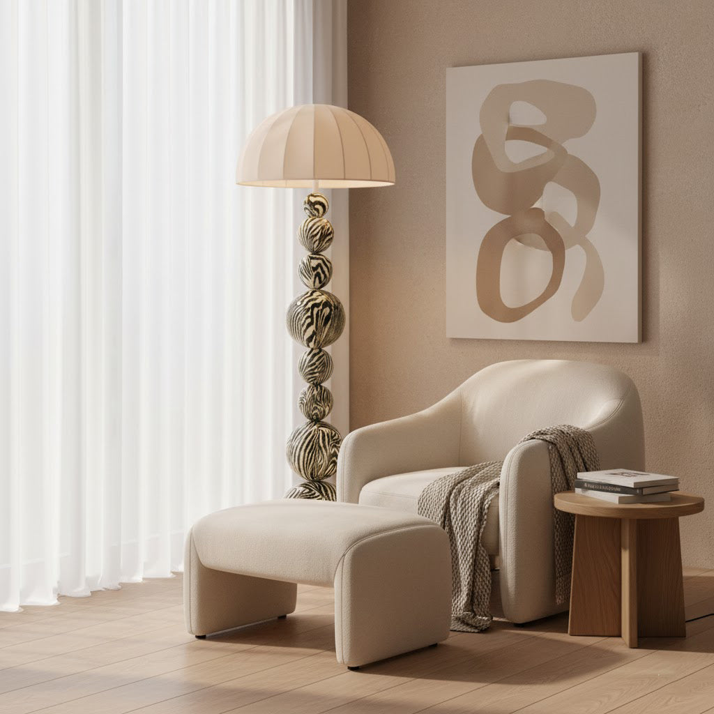 STRATHMORE MONOCHROME STRIPED LAMP
