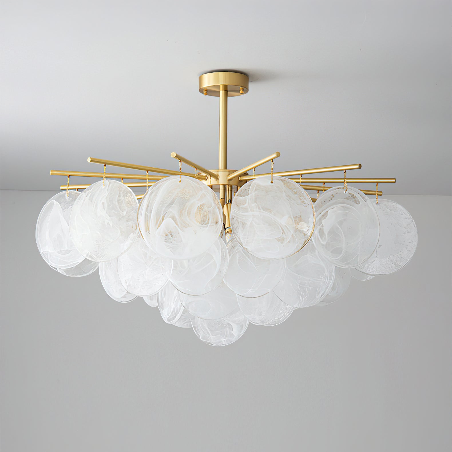 FENWICK CRYSTAL TEARDROP HANGING LIGHT
