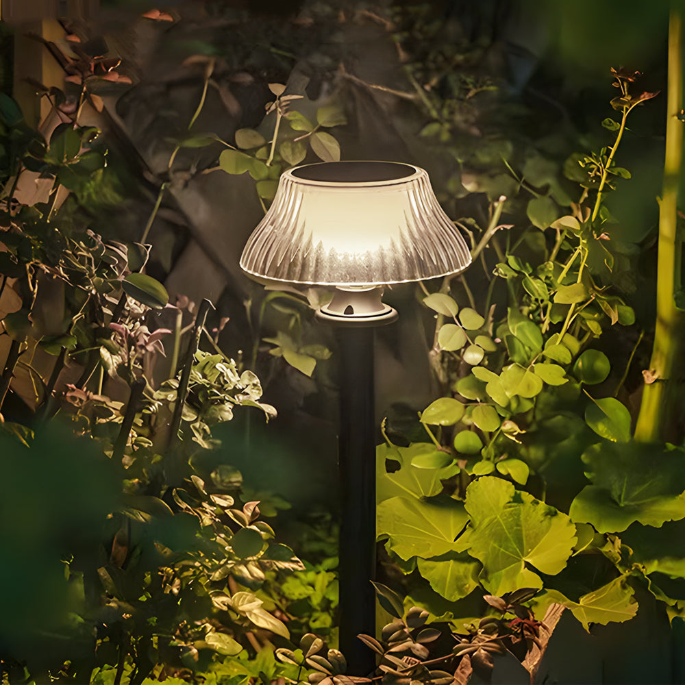 BRAMBLEHURST SOLAR GARDEN ILLUMINATOR, VINTAGE WATERPROOF STAKE LIGHT