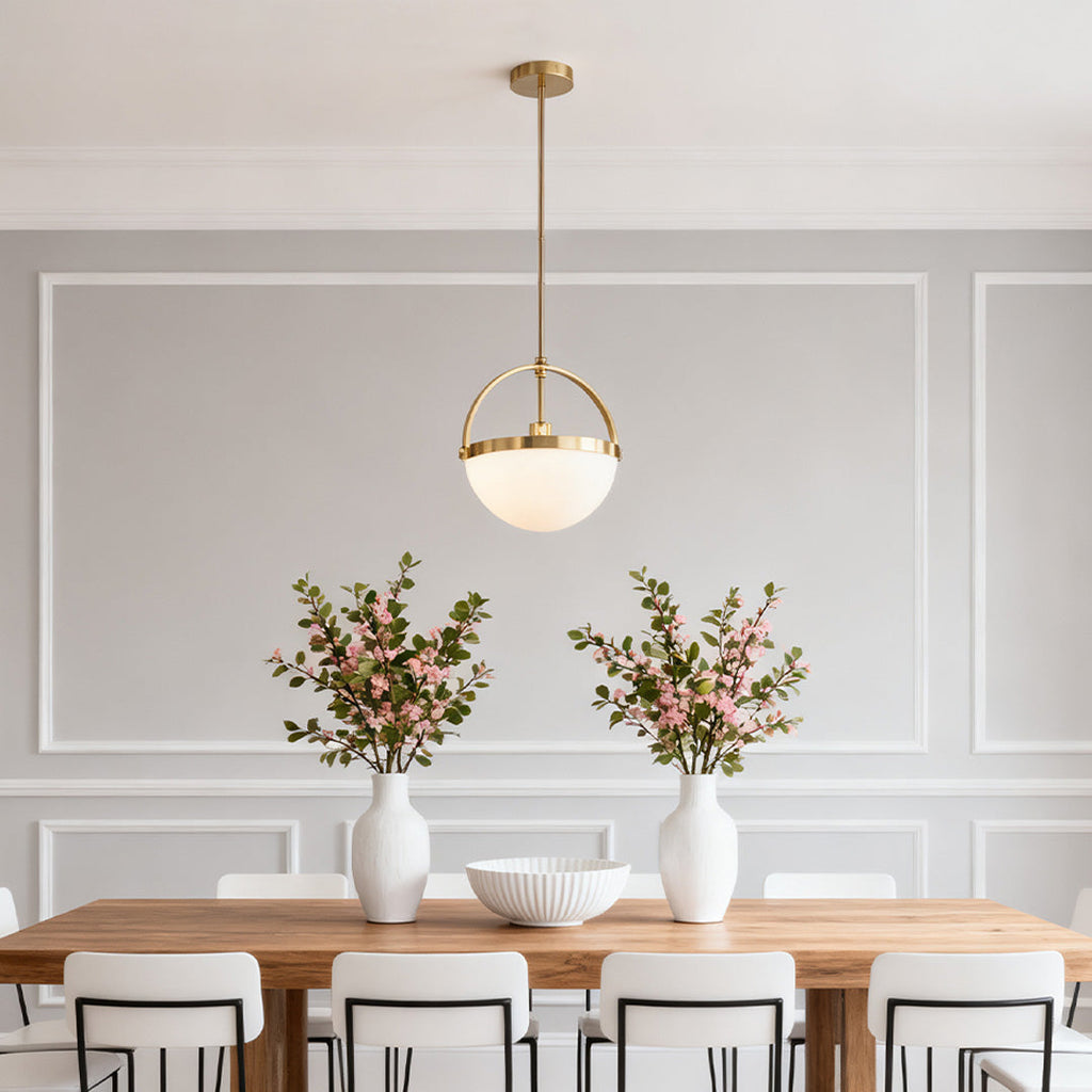 WINTHROP GOLDEN GLOW MINIMALIST PENDANT LIGHT