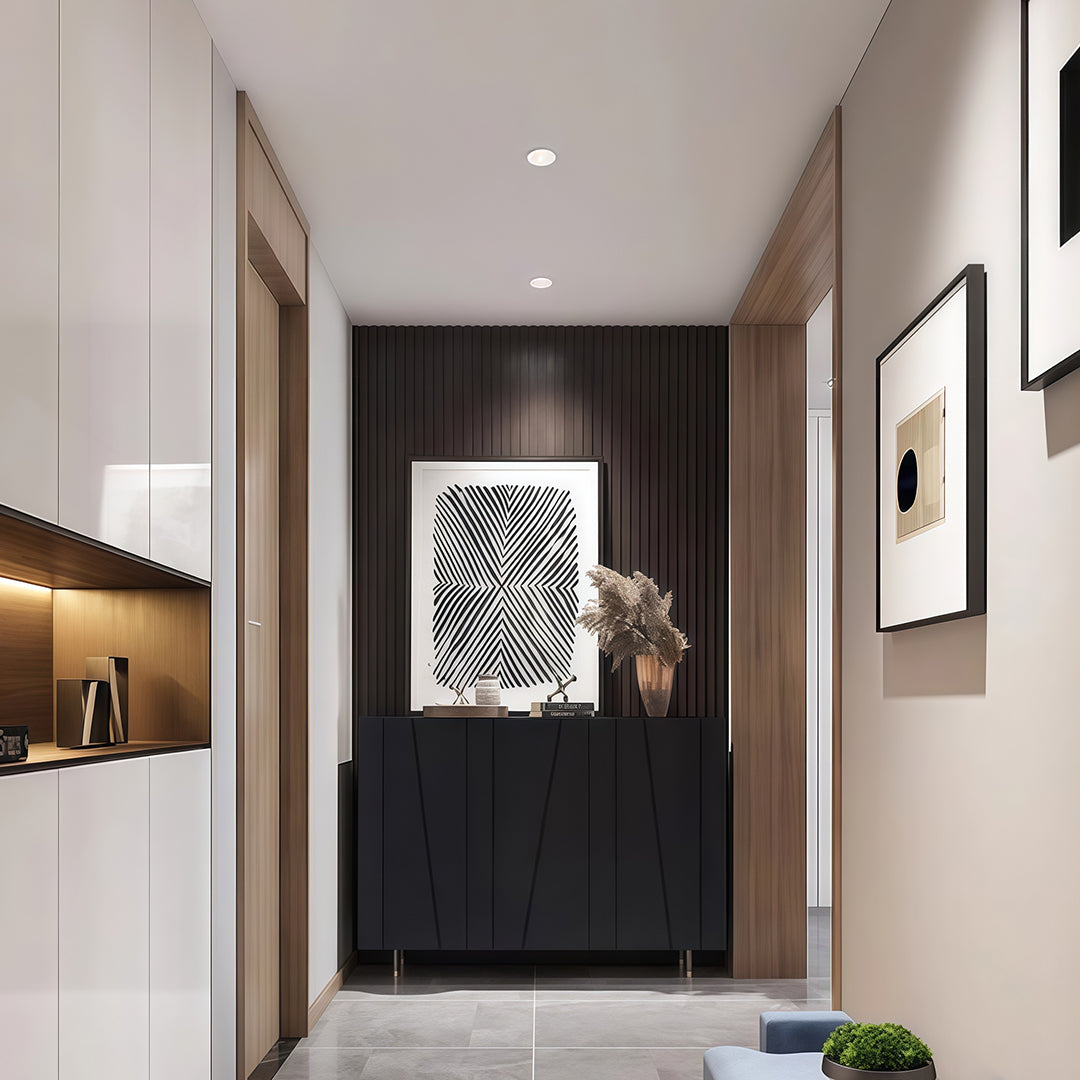 FENWICK SLIMLINE RECESSED LUMINAIRE WITH ANTI-GLARE TECHNOLOGY