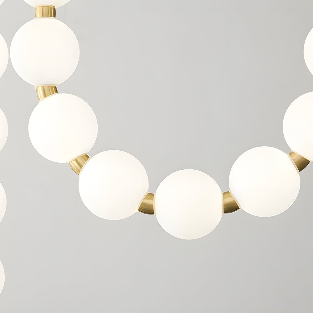 BEAUFORT ACRYLIC ORB NECKLACE LUMINAIRE