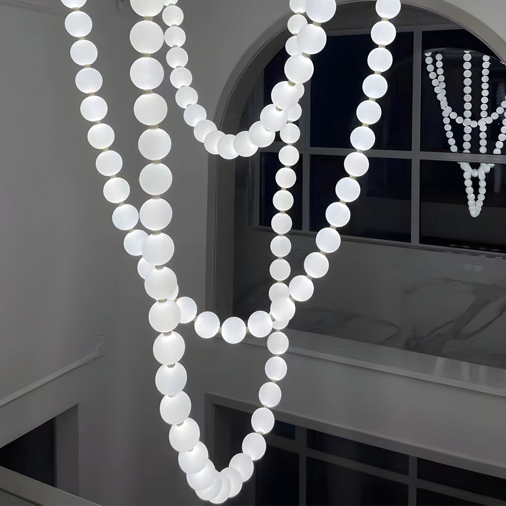 BEAUFORT ACRYLIC ORB NECKLACE LUMINAIRE
