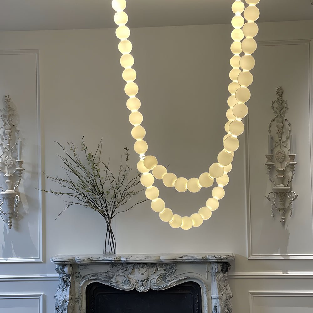 BEAUFORT ACRYLIC ORB NECKLACE LUMINAIRE