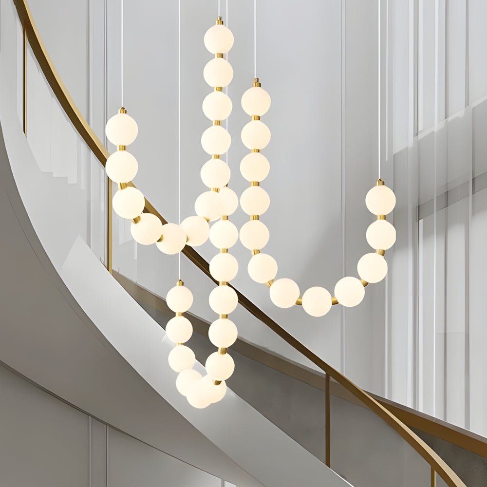 BEAUFORT ACRYLIC ORB NECKLACE LUMINAIRE