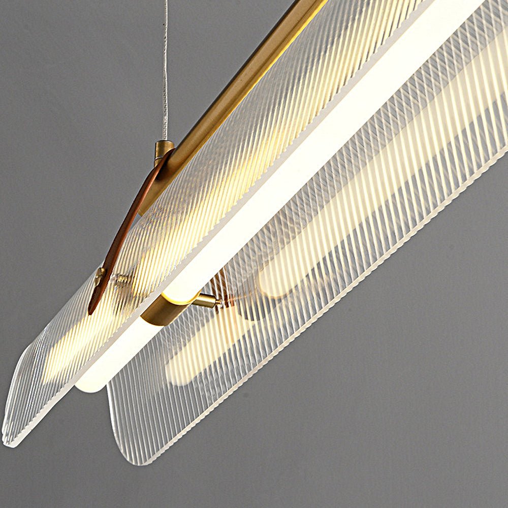 WHITBY ACRYLIC STRAND ISLAND PENDANT WITH CUSTOMIZABLE DROP LENGTH