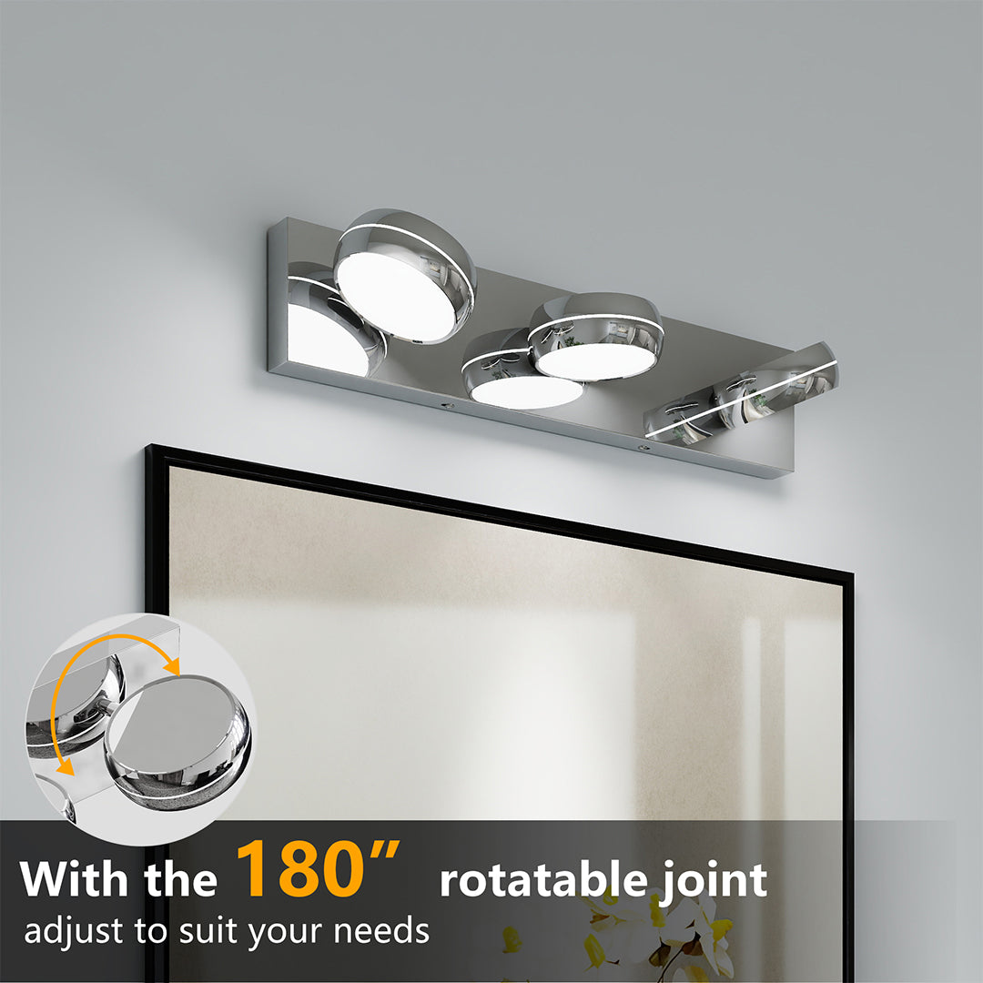 WINDSOR ALUMINUM REFLECTIVE VANITY ILLUMINATOR