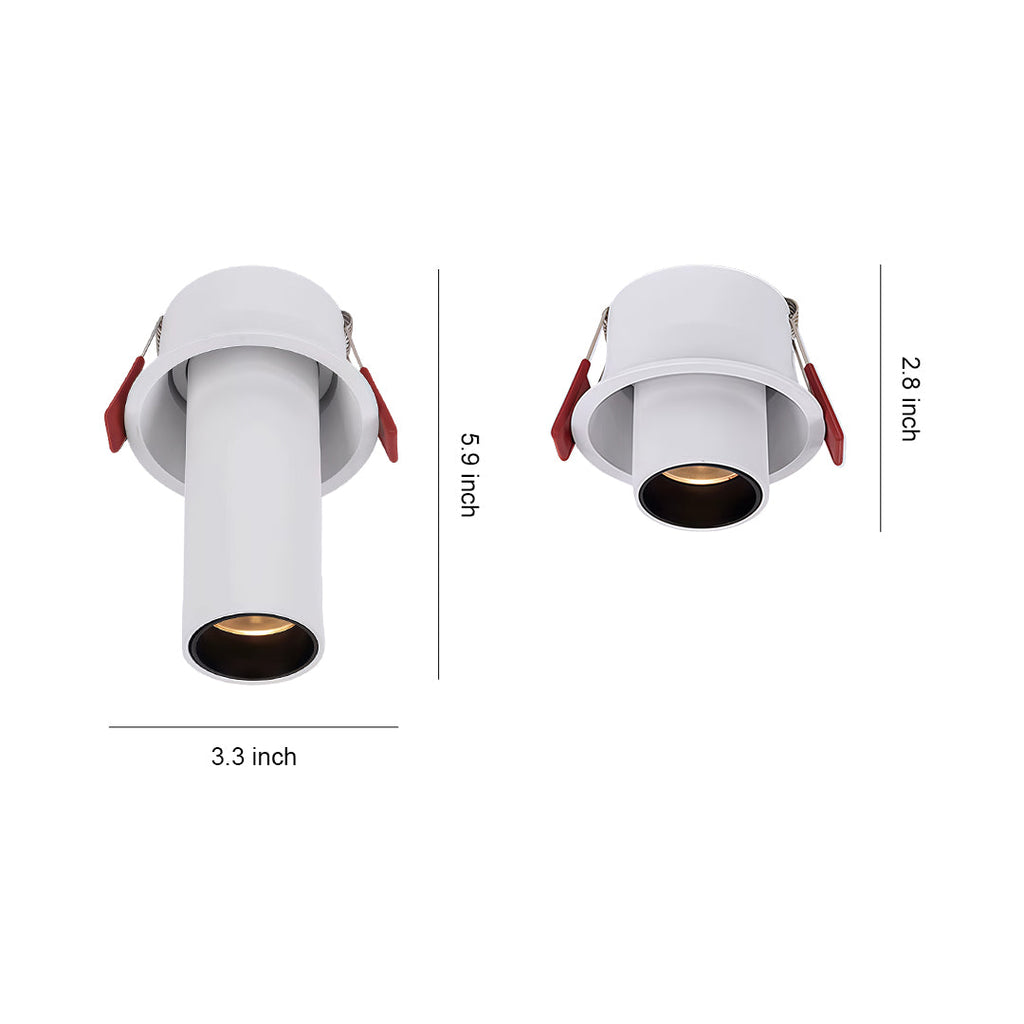WINDSOR TUBE LED RECESSED SPOTLIGHT WITH ANTI-GLARE TECHNOLOGY