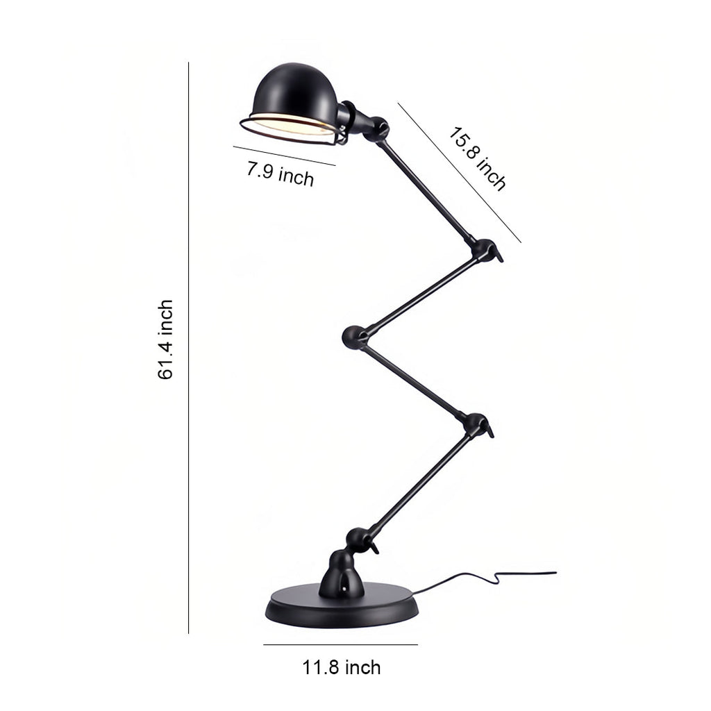 FENWICK INDUSTRIAL READING LAMP WITH ADJUSTABLE ARM