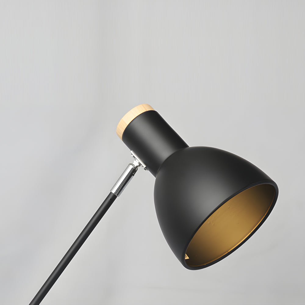 CHATHAM WOOD AND METAL SWIVEL READING LAMP FOR CONTEMPORARY INTERIORS