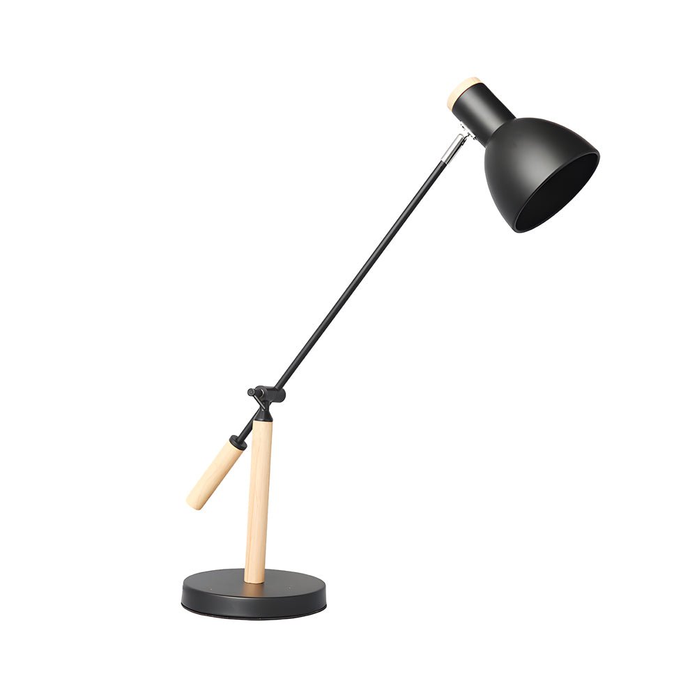 CHATHAM WOOD AND METAL SWIVEL READING LAMP FOR CONTEMPORARY INTERIORS