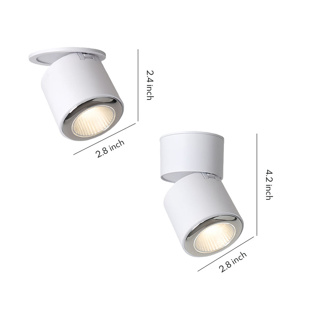 WINDSOR 360° ADJUSTABLE LED SPOTLIGHT WITH ANTI-GLARE BAFFLE