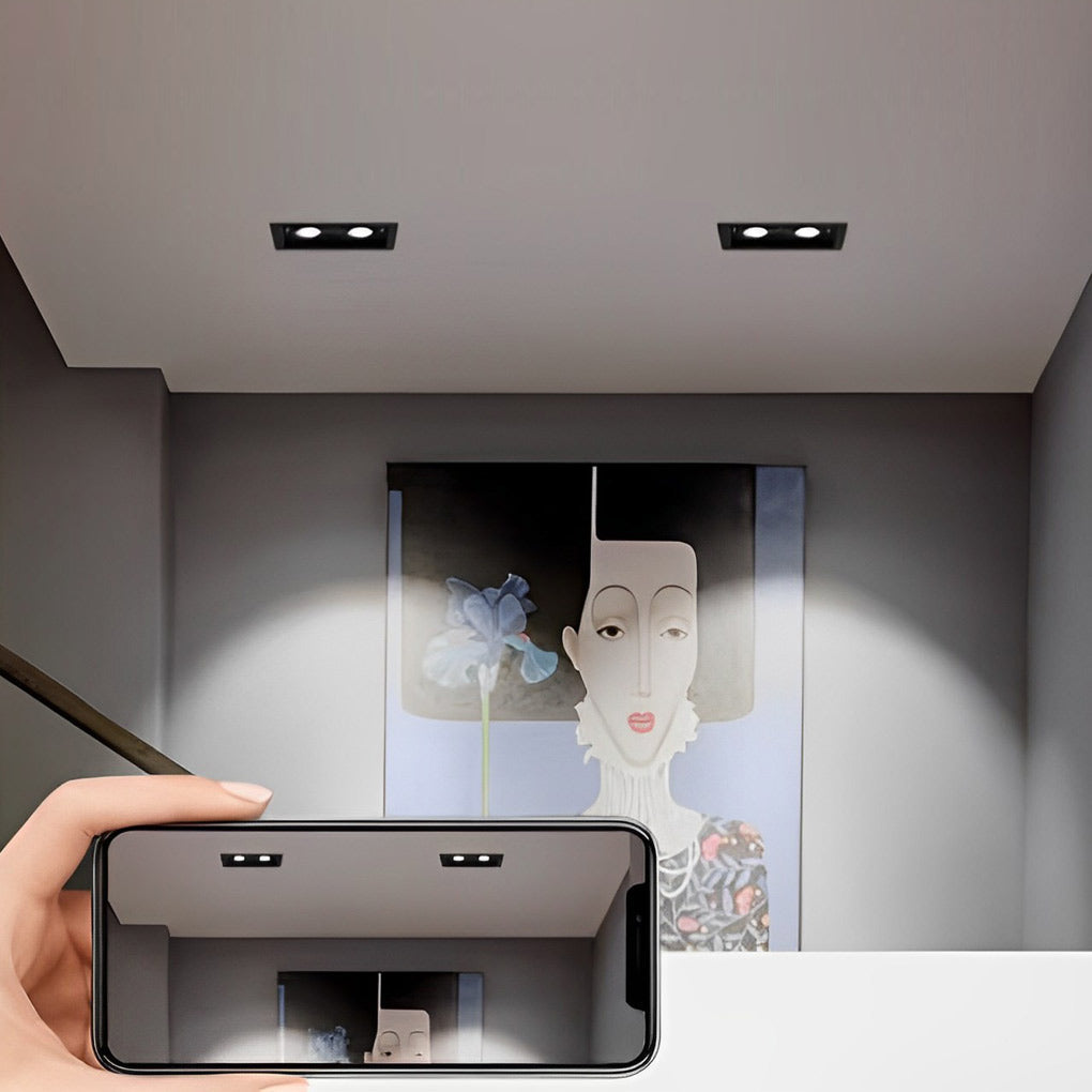 RAVENSHILL RECTANGULAR TWIN RECESSED ILLUMINATOR