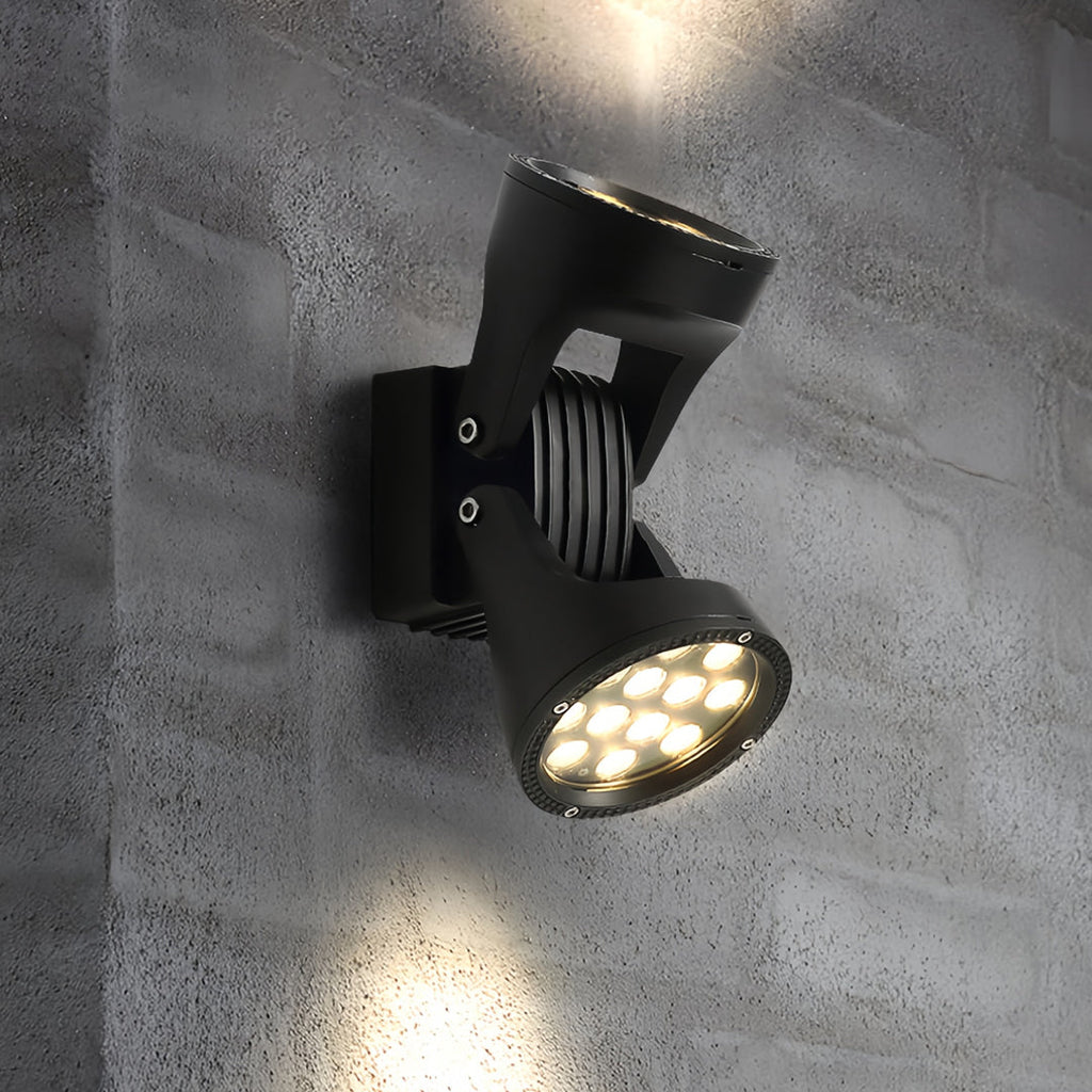 WINTERBOURNE DUAL-FACETED OUTDOOR LED WALL LIGHT