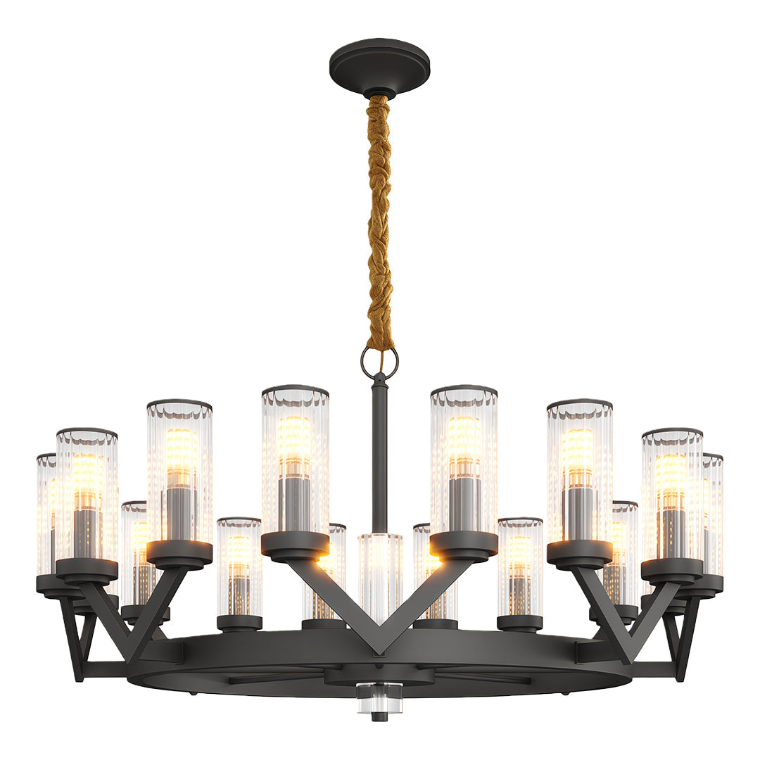 WINTHORPE CRYSTAL DROPLET CEILING LANTERN