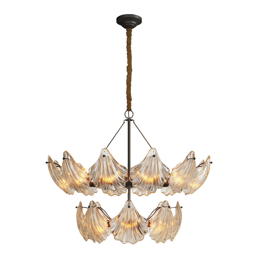 WINDSOR COPPER GLASS GRAND CEILING LANTERN