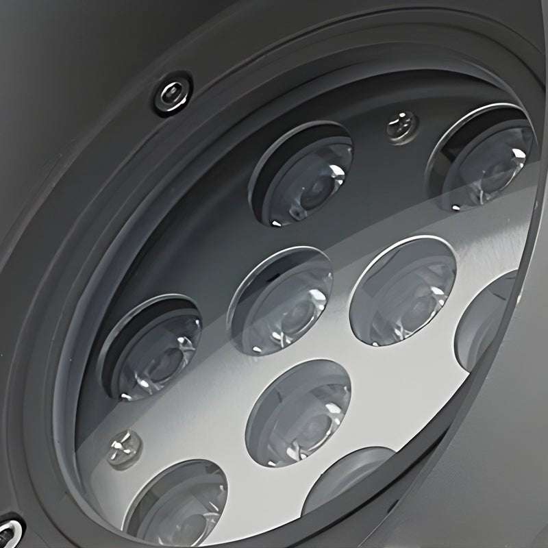 BEAUMONT ALUMINUM OUTDOOR SPOTLIGHTS WITH ADJUSTABLE SHADE AND WATER-RESISTANT DESIGN