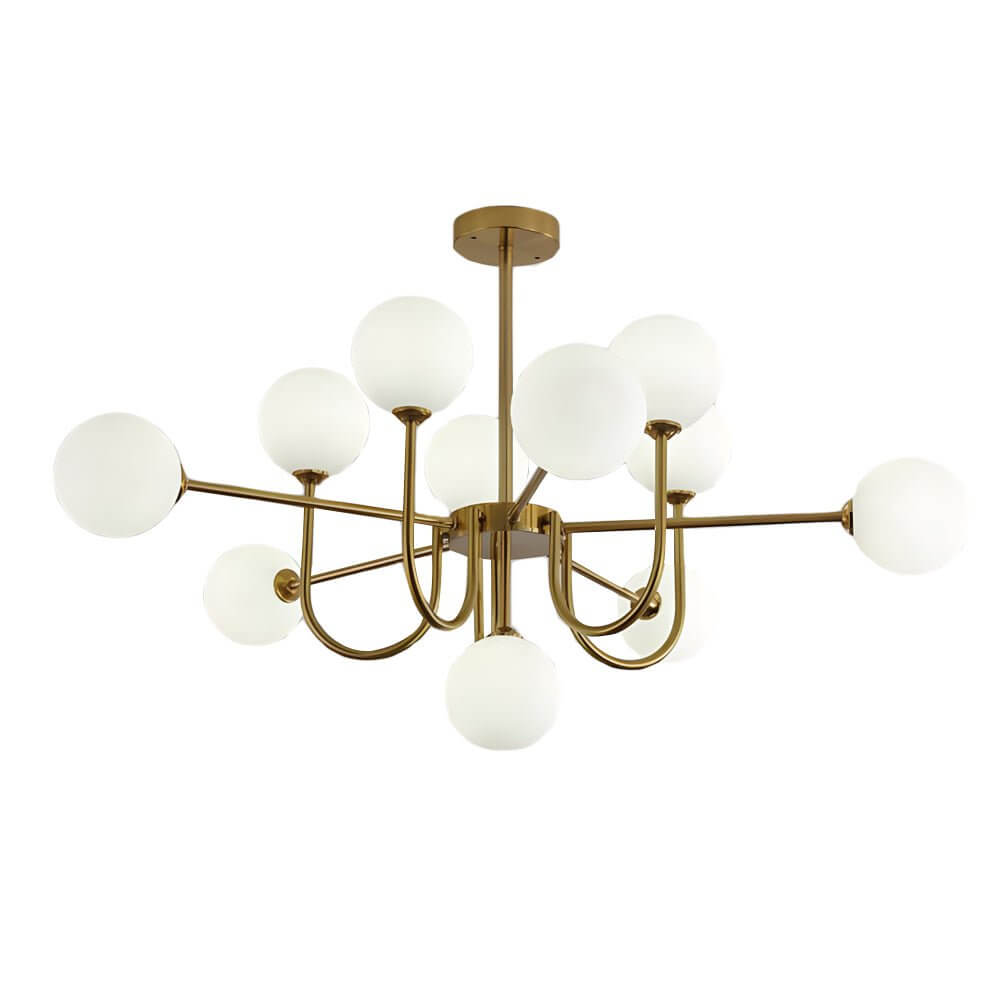 RAVENDALE AMBER ORBILLUX CHANDELIER