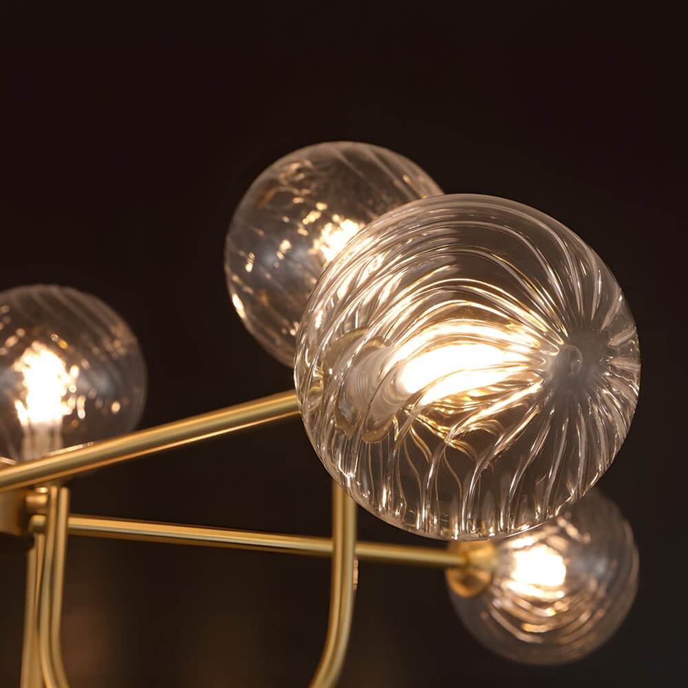 RAVENDALE AMBER ORBILLUX CHANDELIER