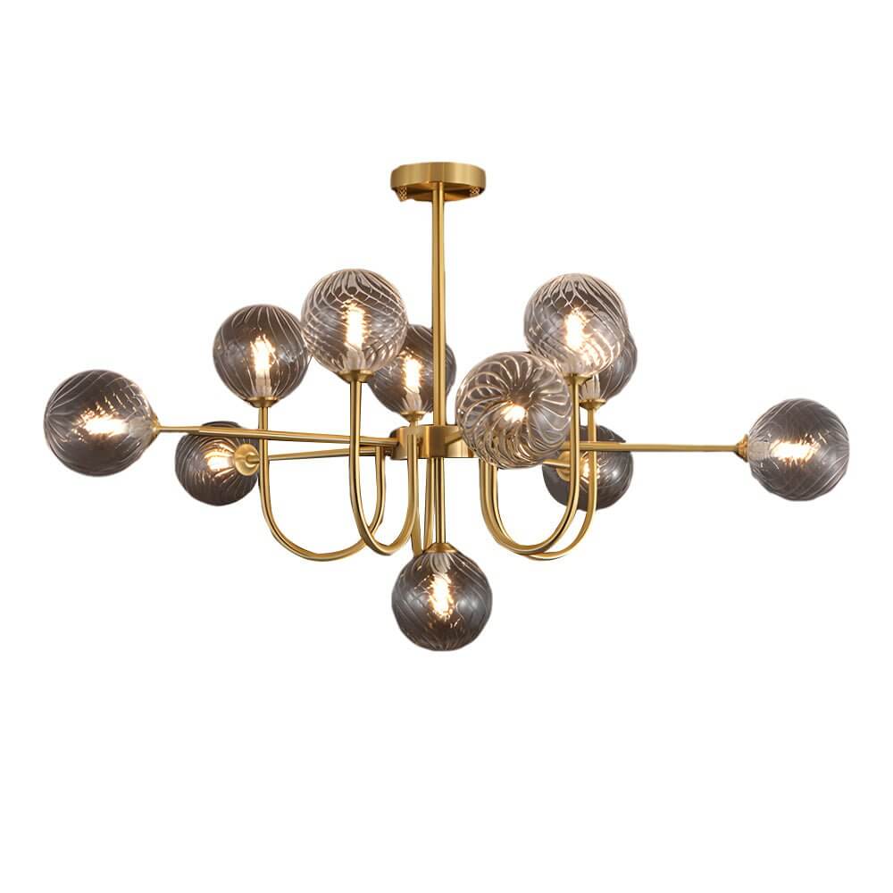 RAVENDALE AMBER ORBILLUX CHANDELIER