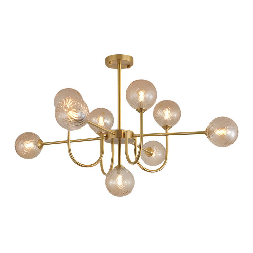 RAVENDALE AMBER ORBILLUX CHANDELIER