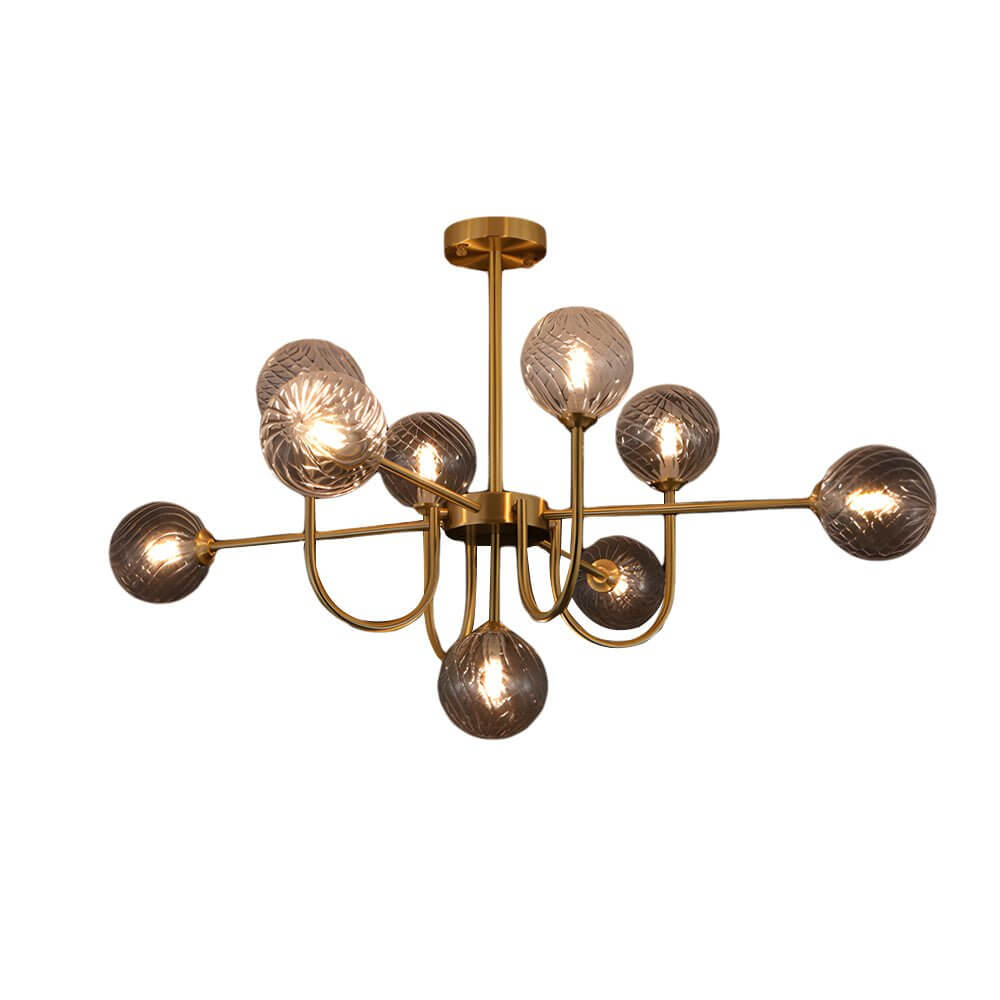 RAVENDALE AMBER ORBILLUX CHANDELIER