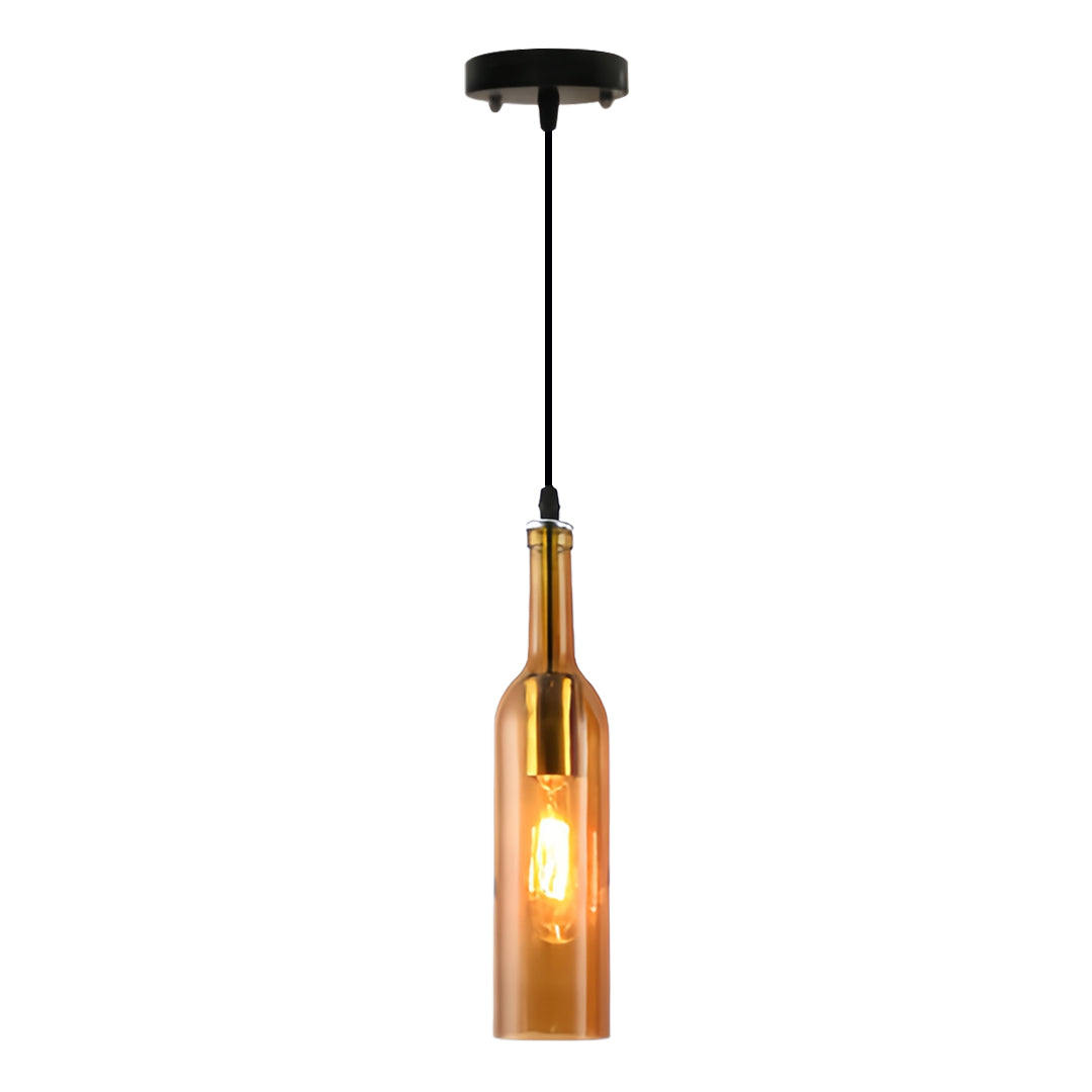 WINDSOR HUE VINTAGE GLASS WINE BOTTLE CEILING LANTERN