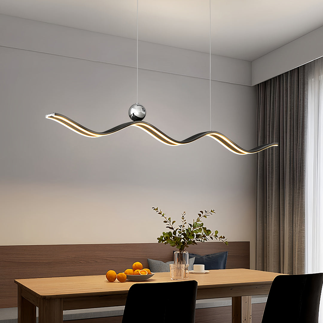 WHITBY WAVE MODERN PENDANT LIGHT