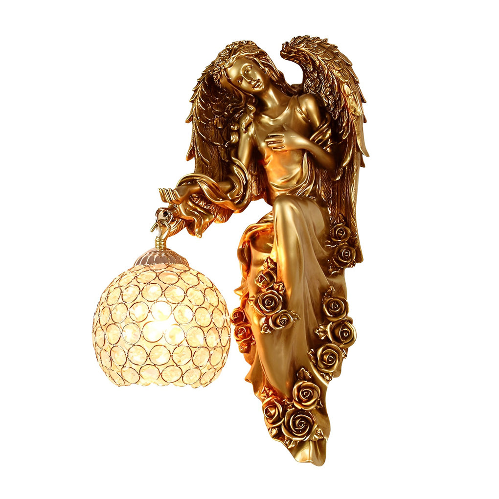 WINTHORPE VINTAGE RESIN ORB WALL LIGHT