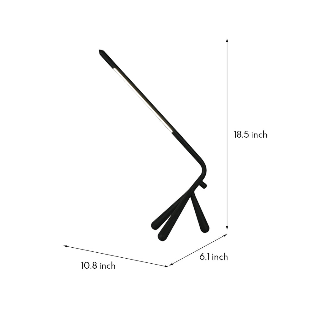 THISTLEWOOD TRIPOD LED LAMP WITH ROTATABLE SHADE